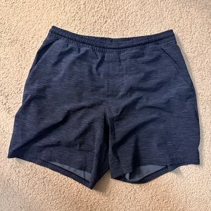 Men’s Lululemon 7” pace breaker short - Blue Heather, Lined, size L